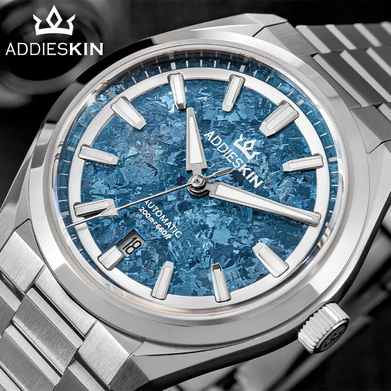 AddiesKIN Men's Watch BGW9 Super Luminous Sapphire Glass Ice Crystal Titanium Dial 20Bar Diver K006  Mechanical Automatic Watch view 2