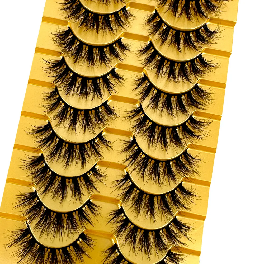 38 Stile 10 Paar Natürliche Lange 3D Nerz Falsche Wimpern Make-up-Set Nerz-Wimpernverlängerung Kurze Wimpern – Detail 25