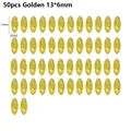 50pcs 13x6mm G