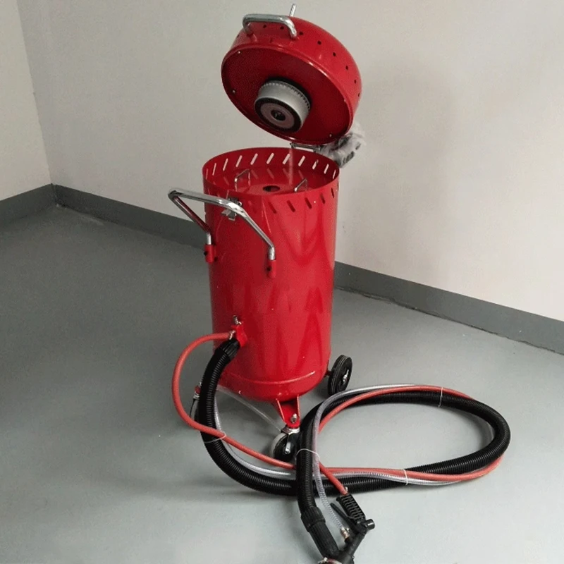 Vacuum Dust Collection Sandblasting Machine, Abrasive Recycling, 1200W, Rust Removal/polishing/matte Finish, Dust-free Operation