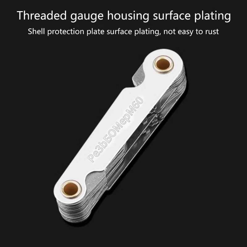 Comprehensive Stainless Steel Screw Thread Gauge Suitable For Precise Home Industrial Use Professional And DIY Projects