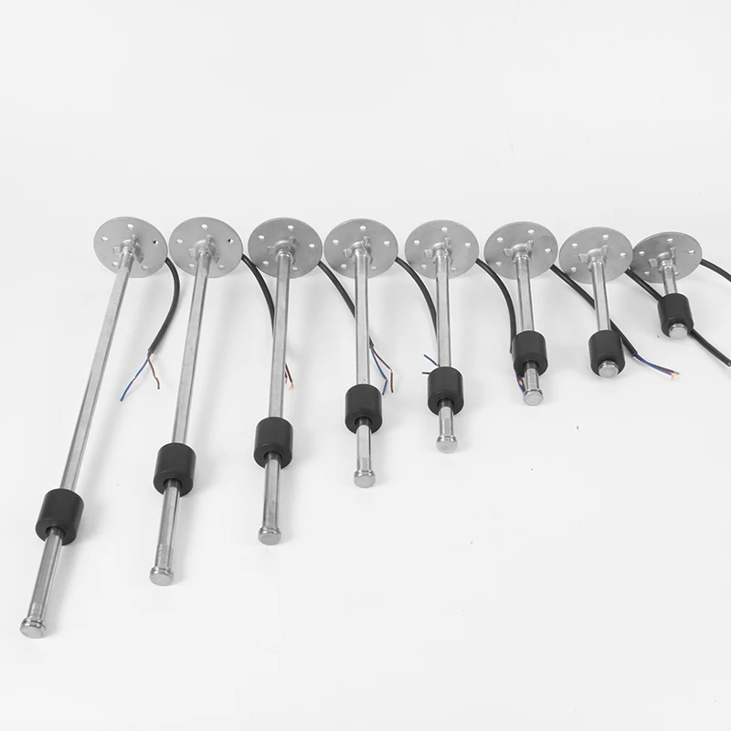 Custom Size 0-190 Ohms RV Boat Fuel Tank Level Sensor Stainless Steel Float Type Oil Level Gauge