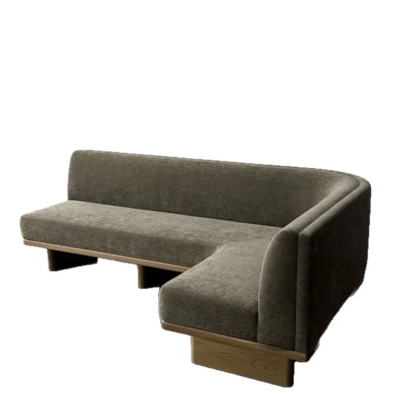 Fabric sofa wabi-sabi Nordic style combination corner sofa