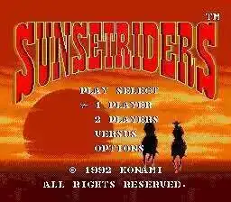 Cartão de jogo MD de 16 bits grátis da região de SunsetRiders para Sega Mega Drive para Genesis