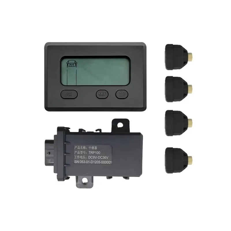 Newest Vehicle 4 Wheels 18 Wheels RS232 TPMS Tire Pressure Sensor Tyre Pressure Monitoring System for Cars