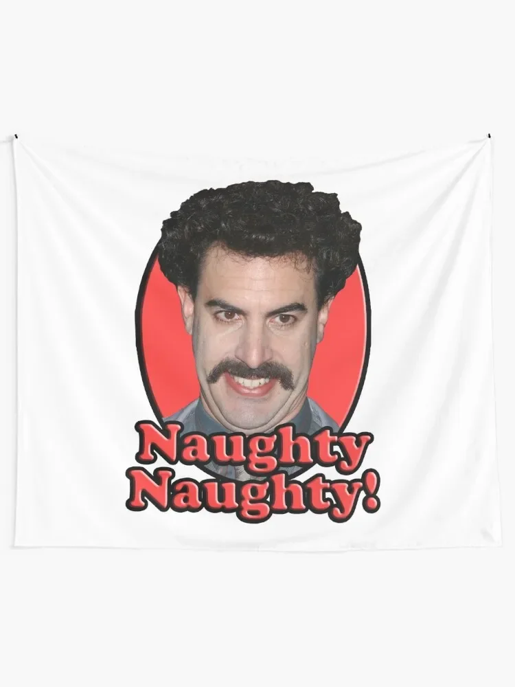 Borat, Naughty Naughty Tapestry Mushroom Decor Home Tapestry