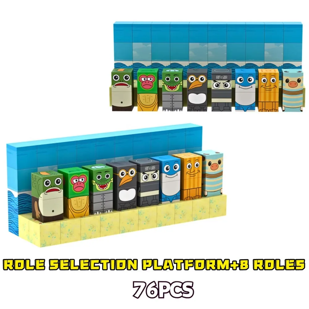 2025 New Magnetic Building Blocks Tung Tung Sahur Tralalero Children's Gift Assembly Toys Children's Festival Gifts