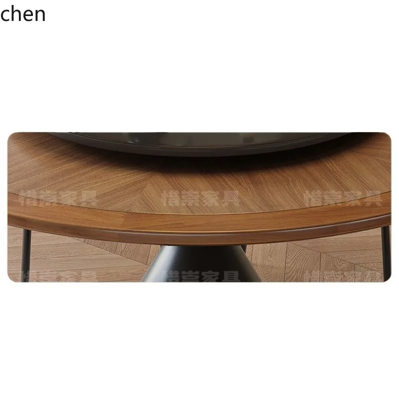 CZ 프렌치 빈티지 스타일 원형 테이블 화이트 애쉬 우드 다이닝 테이블 및 의자 세트 가정용 소형 아파트 인레이드 원형 다이닝 테이블