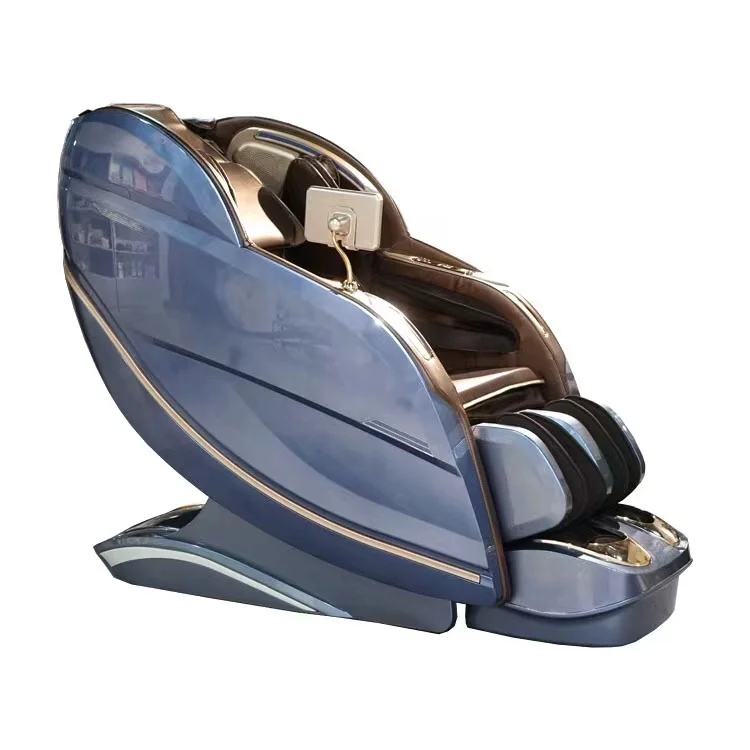 2022 Japanese New Sl Track Luxury 2d 3d 4d Shiatsu Heated Massage Chair Full Body Airbags With Bluetooth With Head Massage