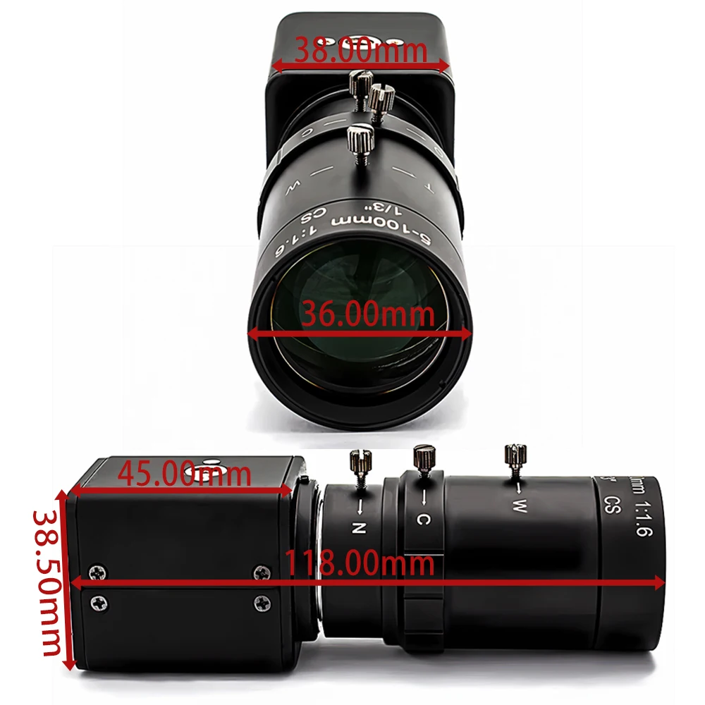 WGWK Mini 2K IP Kamera DC12V 5-100mm 20X Zoom H.265 HD Sicherheit High Definition Überwachung Onvif P2P CCTV System RJ45 Webcam