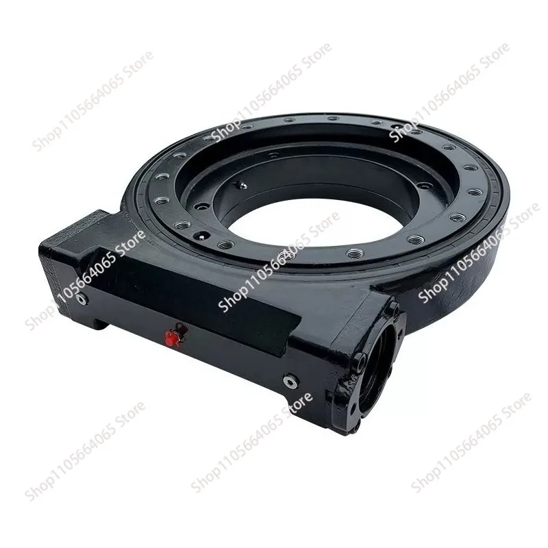 Integrated, electric, hydraulic, rotary drive, turbo worm, rotary drive reducer