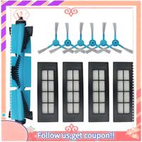 Upgraded 11PCS For Cecotec Conga 3090 Robot Vacuum Cleaner Replacement Parts Main Side Brush Hepa Filter Household Cleaning