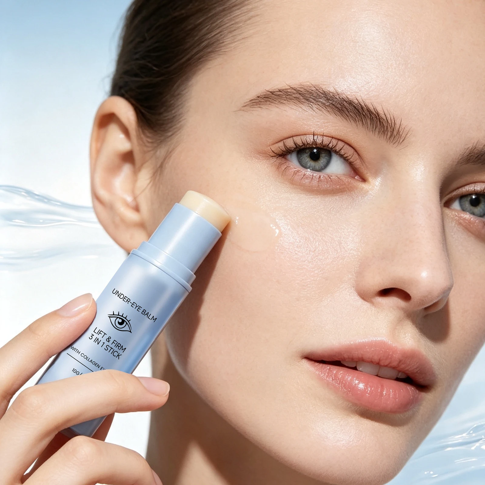 Lifting Firming Eye Balm Stick Fade Fine Lines Improve Dark Circles Reduce Puffiness Deep Hydrating Non-Greasy Smooth Skin Care