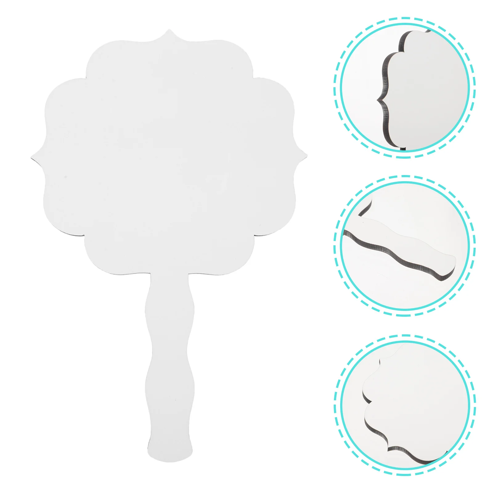 

Luxshiny Fan Photo Frame Sublimation Blank Graduation Heat Transfer Decorative Picture White