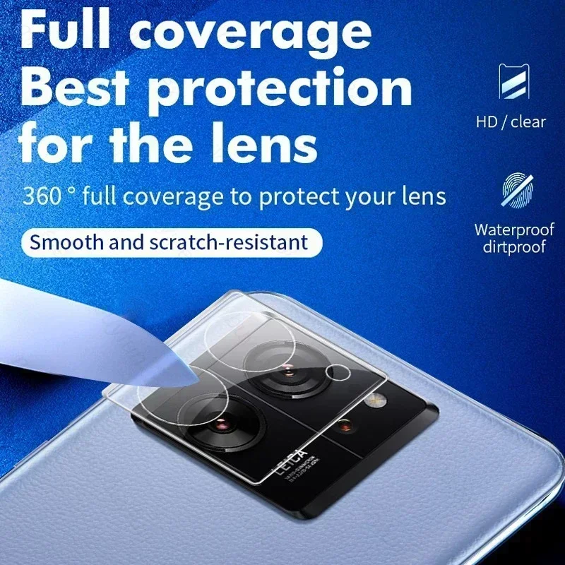 Protector de lente de cámara curvado 3D, cubierta de vidrio templado para Xiaomi Xiomi Xaomy Mi13T Mi 13 T 13 T Pro Xiaomi 13t 5G 23078PND5G, 6,67"