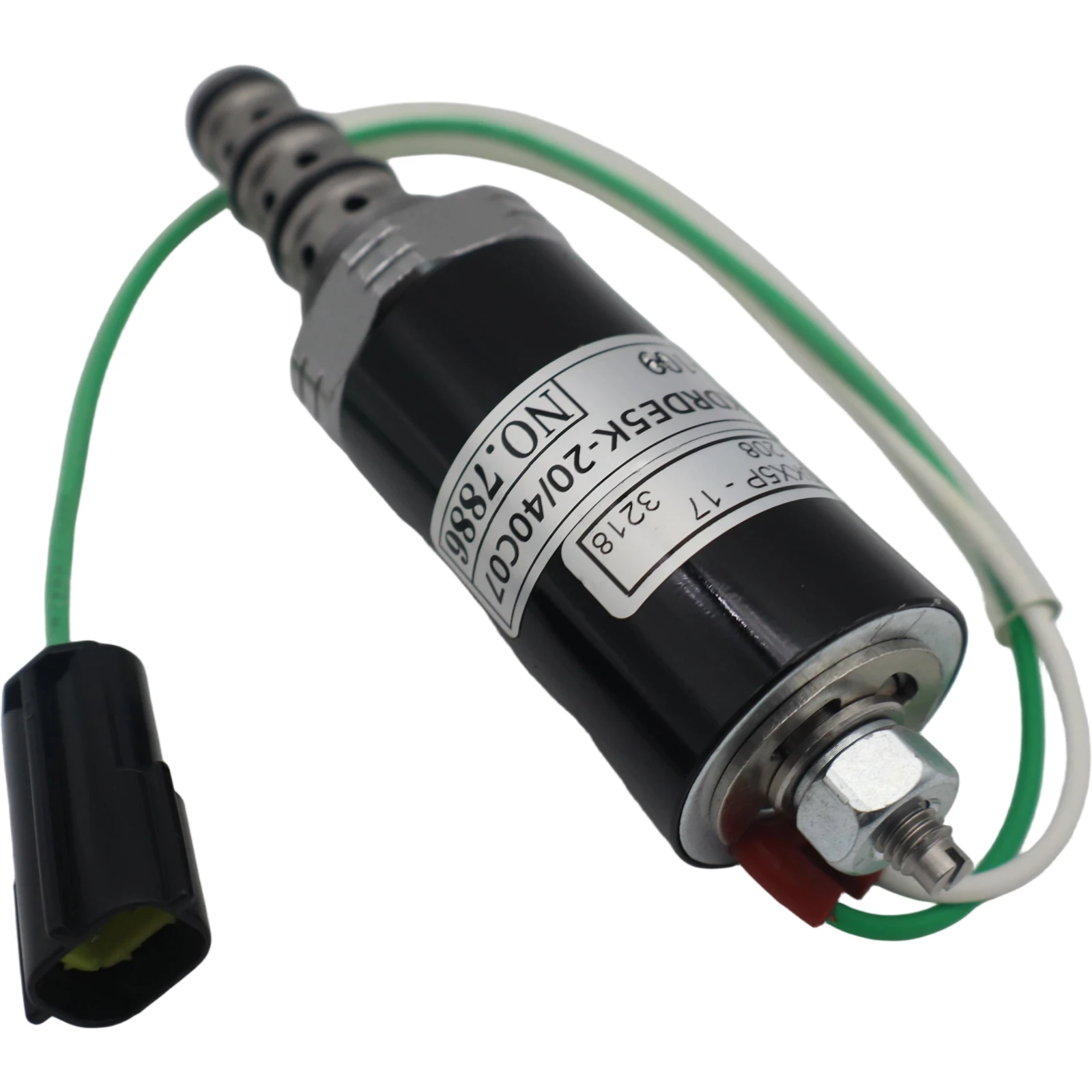 Hydraulic Pump Solenoid Valve KDRDE5K-20/30C02-106 SKX5P-17-208 XJBN-00382 For Kobelco SK200-6E SK210-6E SK250-6E Excavator