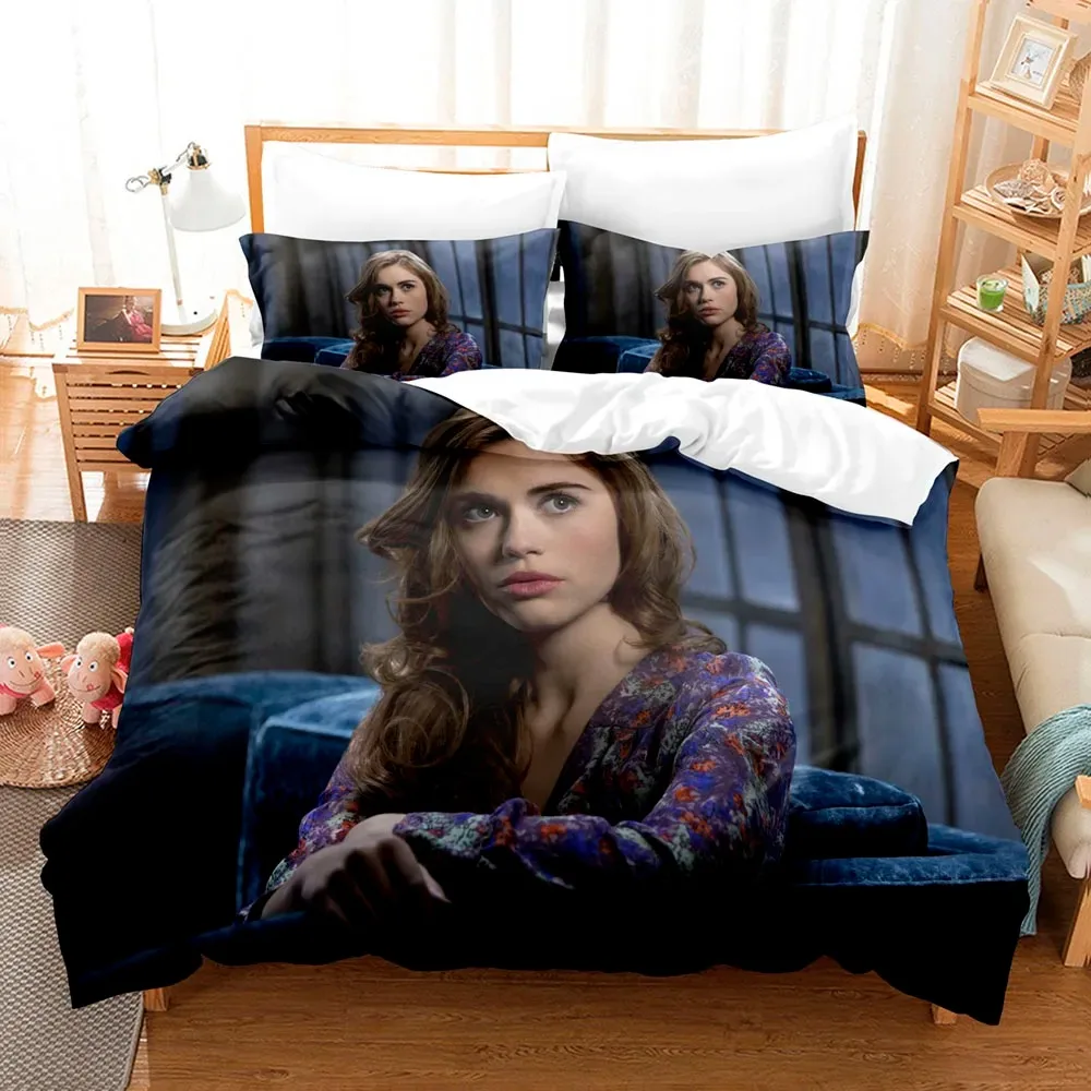 

Teen Wolf Bedding Set 3D TV Series Polyester Quilt Cover Pillowcases Twin Full Queen King Duvet Cover Sets Home Textile