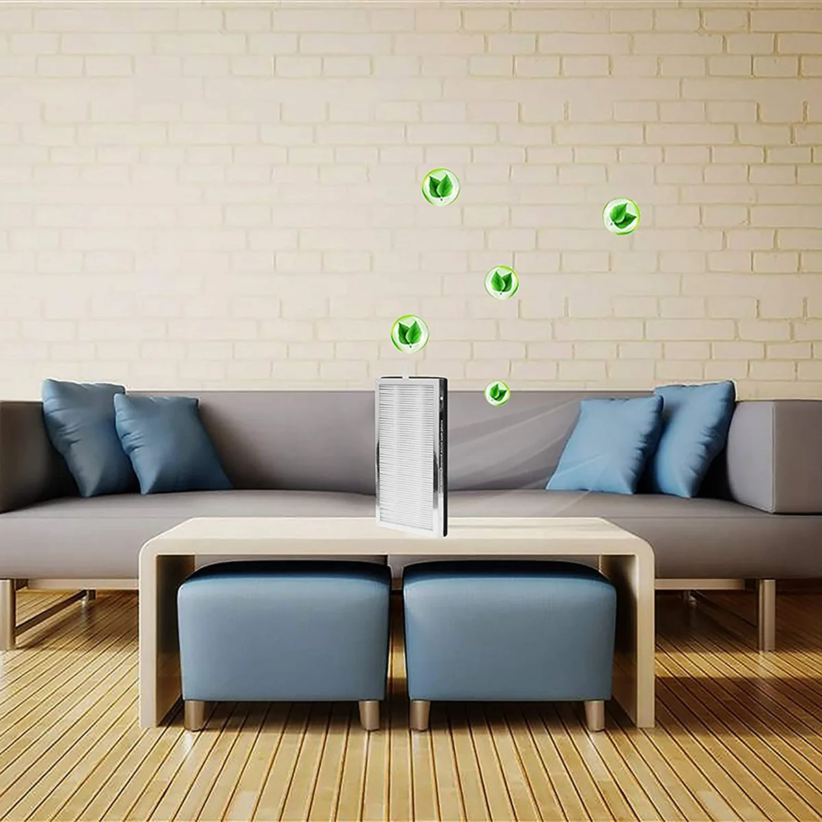 ملحقات تنقية 2 قطعة مرشحات بديلة لجهاز تنقية الهواء Medify MA-15 H13 TRUE HEPA