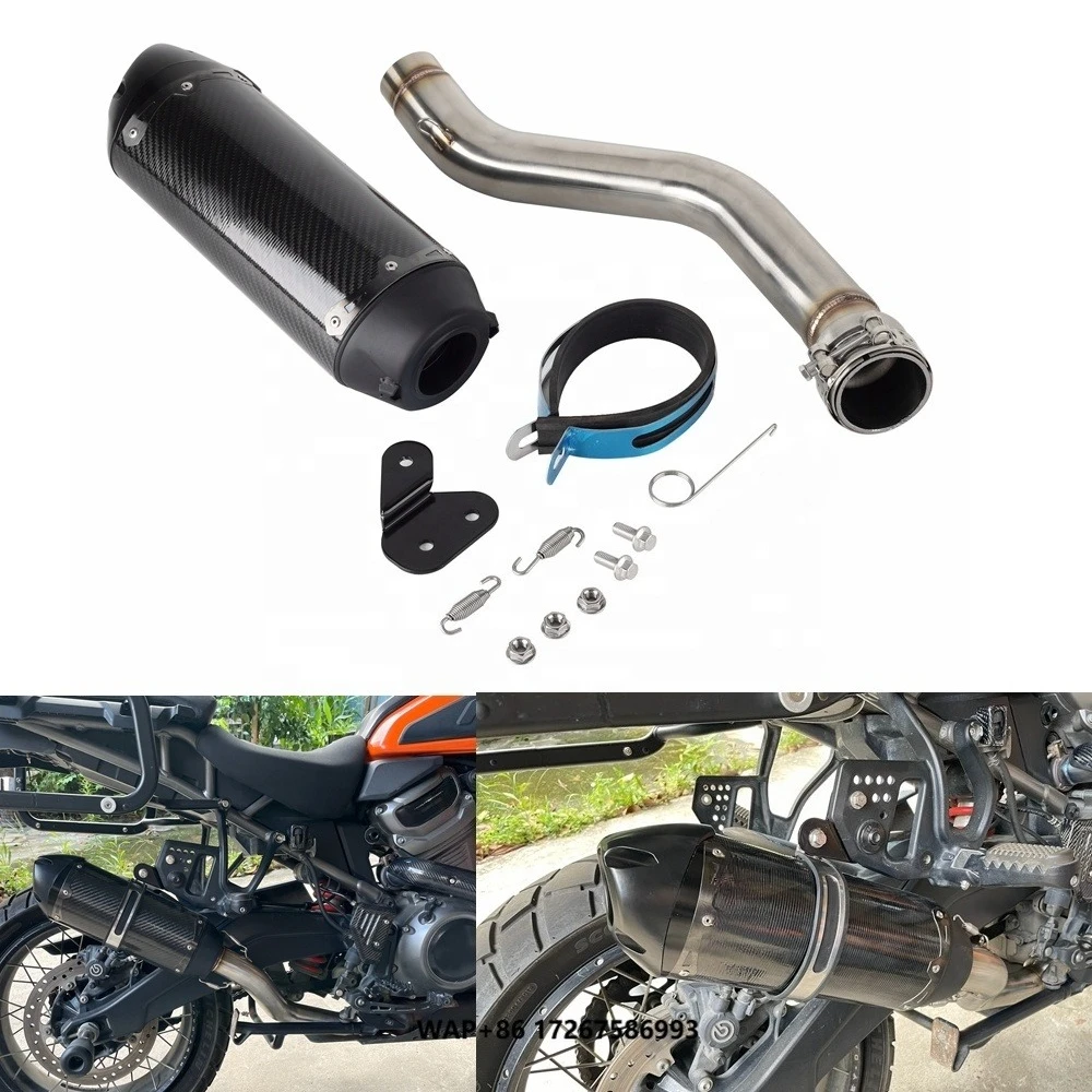 Motorcycle Exhaust Muffler Pipe System Set for  America 1250 RA1250 Special RA1250S 2021-2023