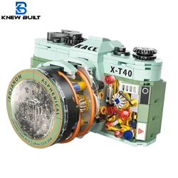 Mechanical Camera Building Blocks Toy Model – Cool Mechanical Details Multiple Camera Styles Perfect DIY Gift and Toy for Kids