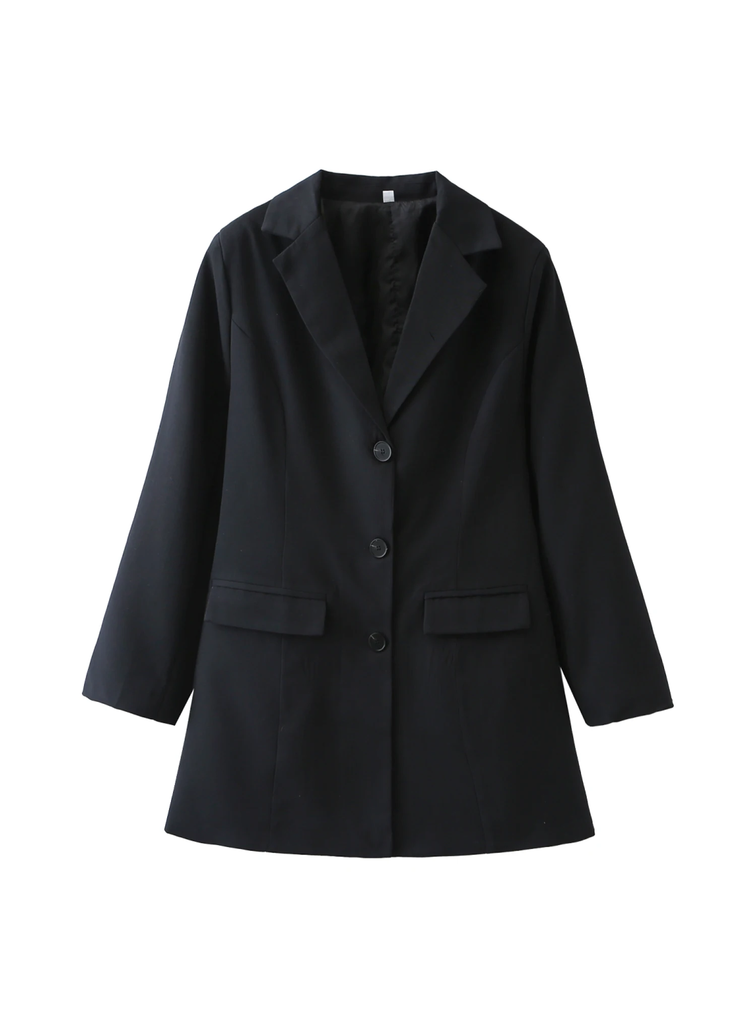 

Women's Brown Plaid Blazer Jacket Y2k Harajuku 2000s Vintage Long Sleeve Single Breasted Suit Coat Oversize Outerwear Autum 2025