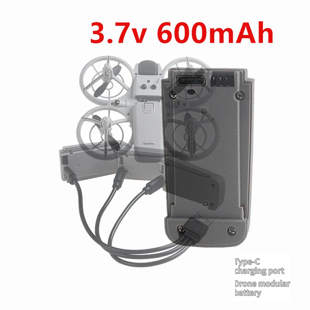 Batterie Lipo 802540 3.7V 600mAh pour avion télécommandé 4D-V53, accessoires de batterie avec ensemble de chargeur