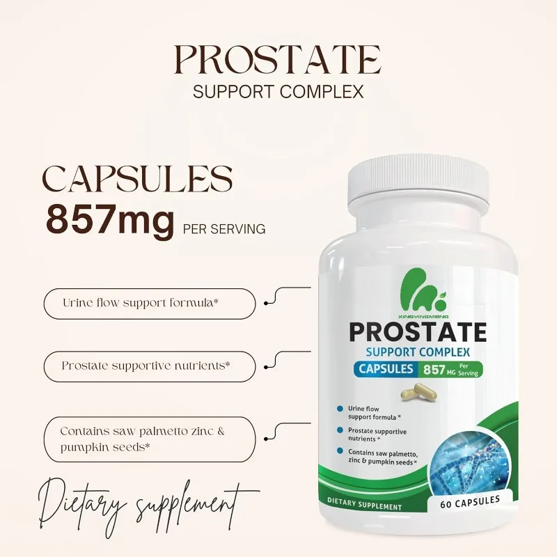 

Saw Palm, Zinc, Lilac, Green Tea, and Pumpkin Seeds | 60 Vegetable Capsules