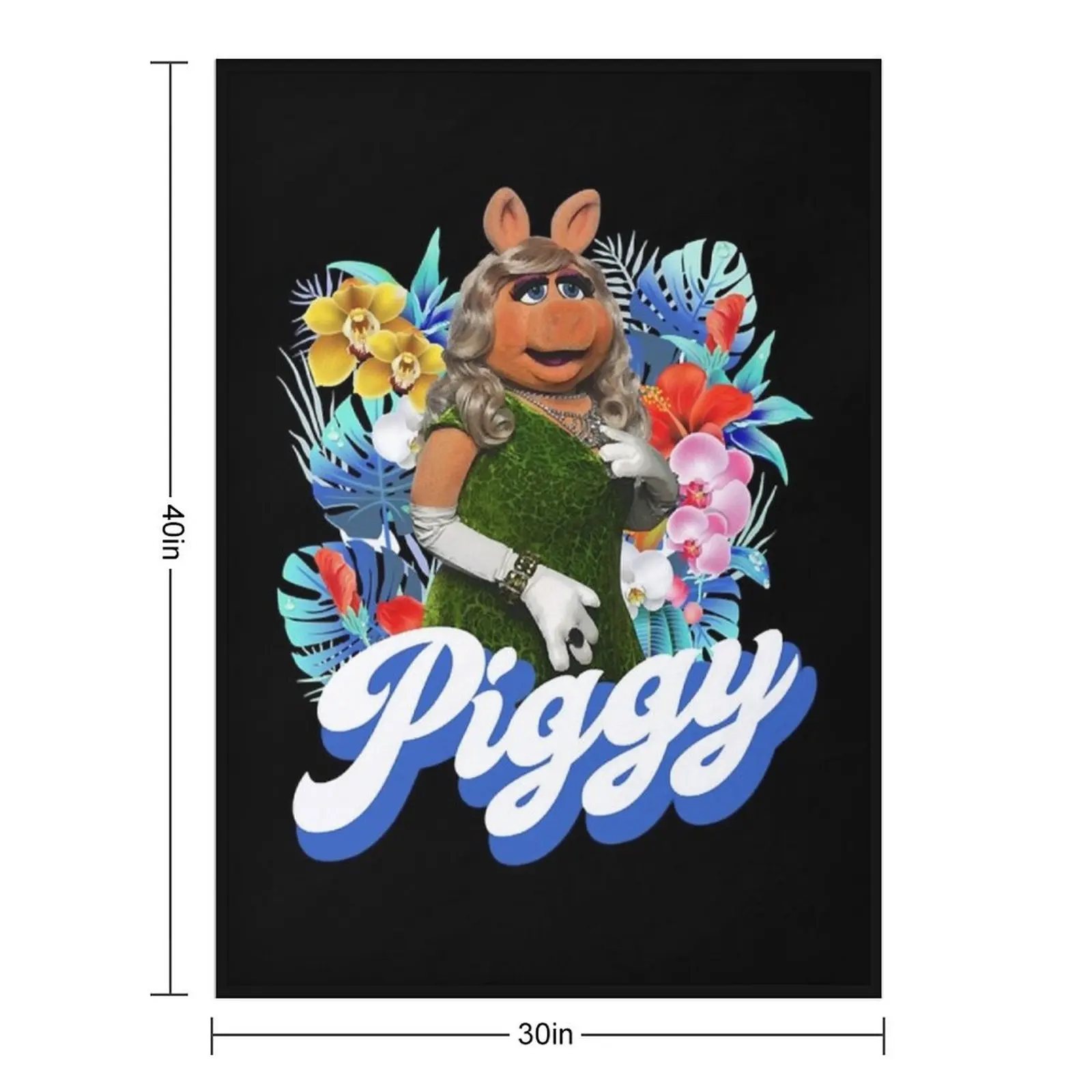 Miss Piggy Throw Blanket Bed linens Thermal Bed Fashionable Heavy bed plaid warm for winter Blankets