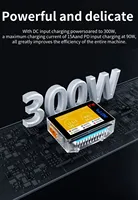 HOTA T6 300W 15A Battery Charger LiHv Lipo NiMh Li-ion Ni-Cd Digital RC Charger 1-6S Lipo Balance Charger Discharger PD 90W 5A
