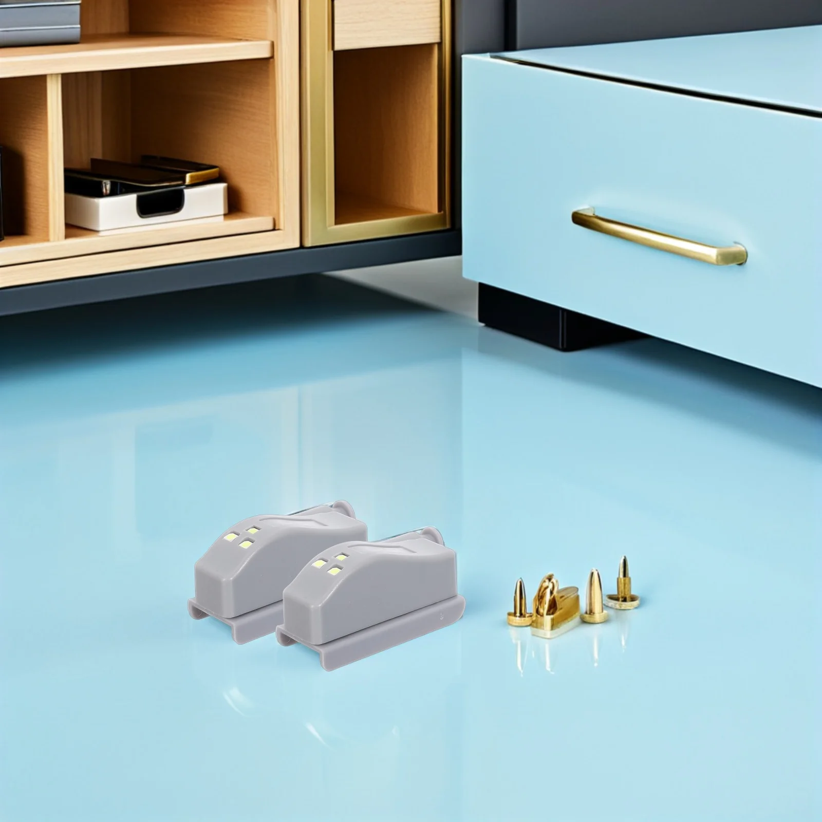 

Cabinet Hinge Lights LED Under Cabinet Lighting for Kitchen Brightness Adjustable Wireless Motion Sensor Night Light