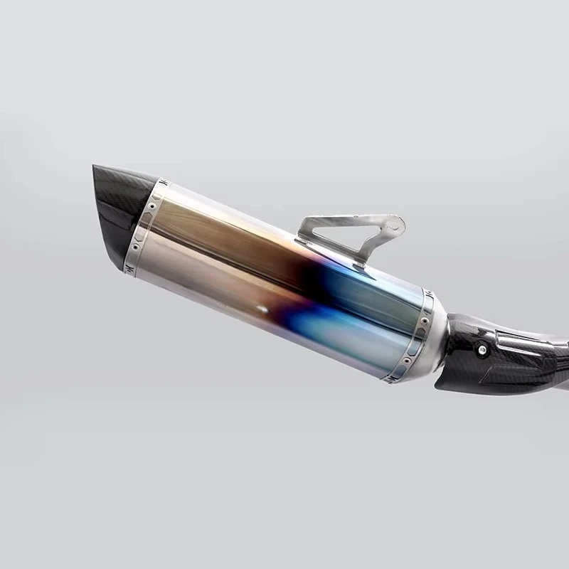 Ninja400 Z400 Motorcycle Accessories Performance Titanium Stainless Steel Carbon Fiber Exhaust Pipe System Parts
