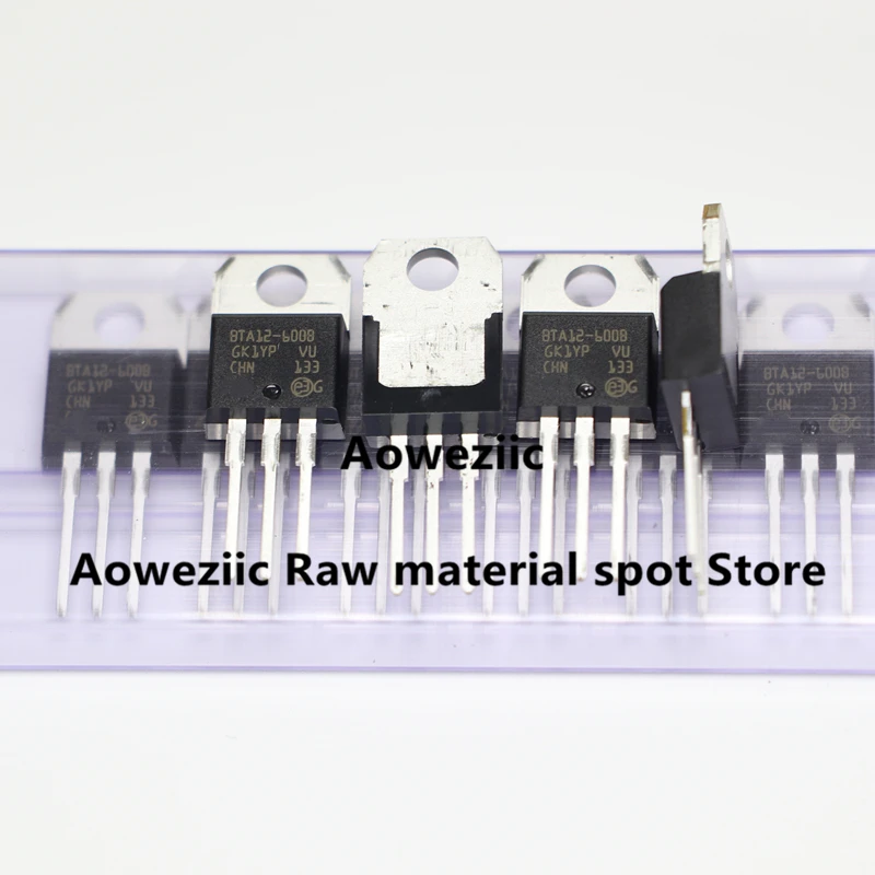 Aoweziic 2021+ 100% New Imported Original BTA12  BTA12-600BRG  BTA12-600B  BTA12-600CRG  BTA12-600C  TO-220 Triac 12A 600V
