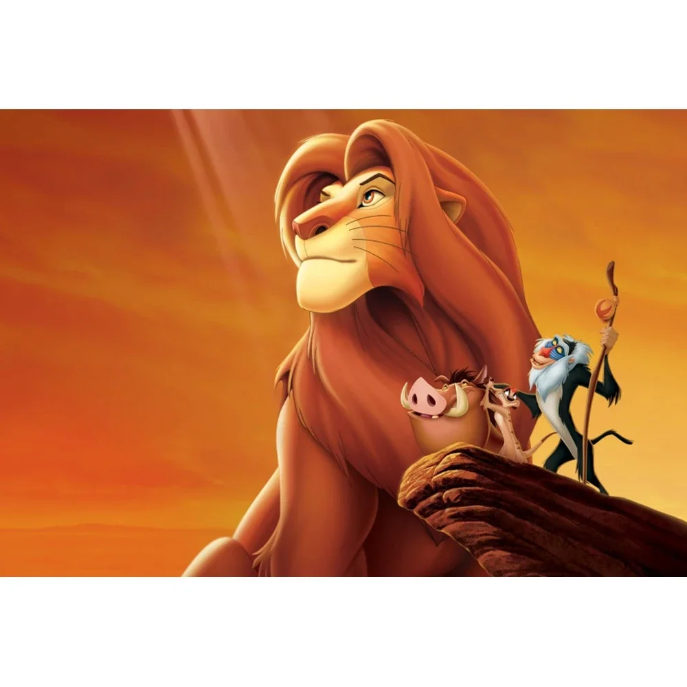 Latar Belakang Fotografi Pesta Ulang Tahun Bayi Bertema Lion King Simba Latar Belakang Foto Mandi Anak Hutan Pemotretan Studio