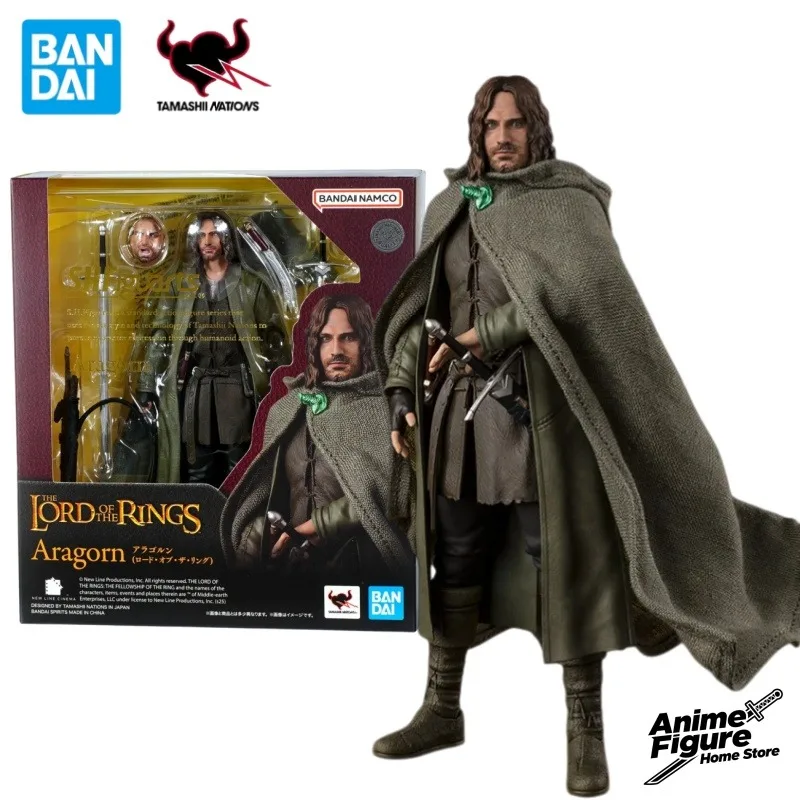 

100% оригинал в наличии Bandai SHF THE LORD OF THE RINGS арагон аниме персонаж игрушка модель настольные украшения коллекция подарков