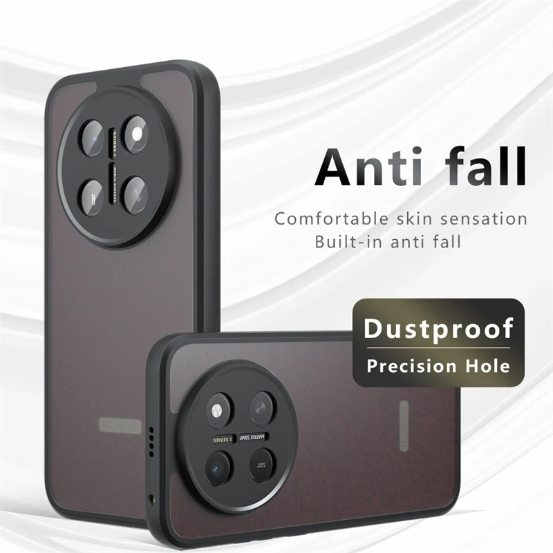 Durchscheinende Handyhülle für Honor X9e Pro, stoßfest, matt, vollständige Rückseitenabdeckung für Honor X9e Pro, Hülle für Honor X9e Pro, 6,9 Zoll.
