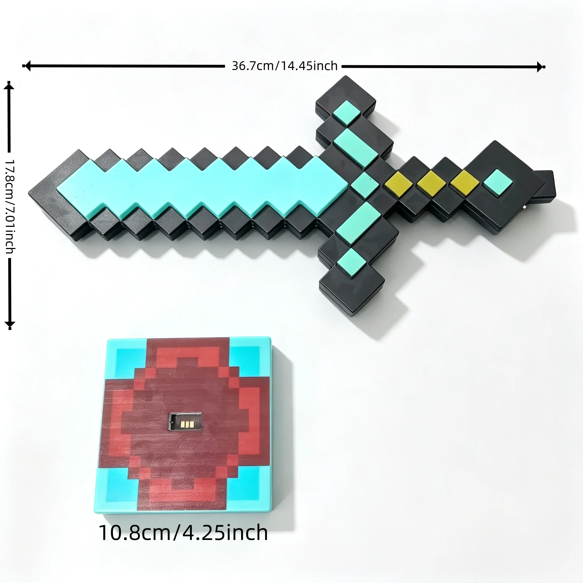 Colour LED Light Figure Toys Game Sword Night Light Decoration Changer Sword Game Peripheral Model Table Lamp Gifts for Children
