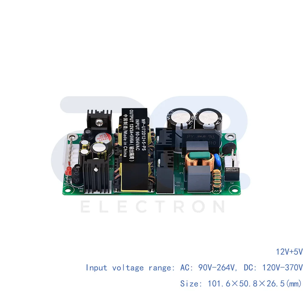 AC-DC Switching Power Supply Board Dual Isolated Output 12V/24V + 5V Buck Module 110V/220V