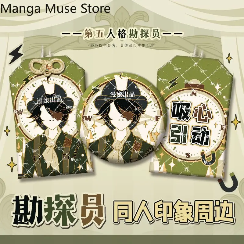 

2pcs/set Norton Campbell Prospector Anime Brooch Bag Button Clothes Badge Pins Pencil Case Badge Embroidery Amulet Pendant Gift