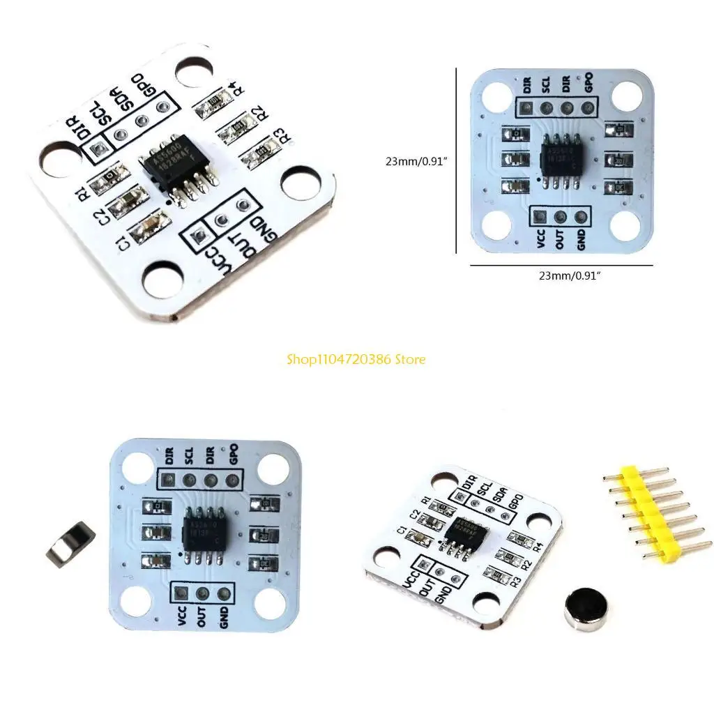 K0EA AS5600 Encoder Magnetic Induction Angle Measuring Sensor Module 12bit Precision