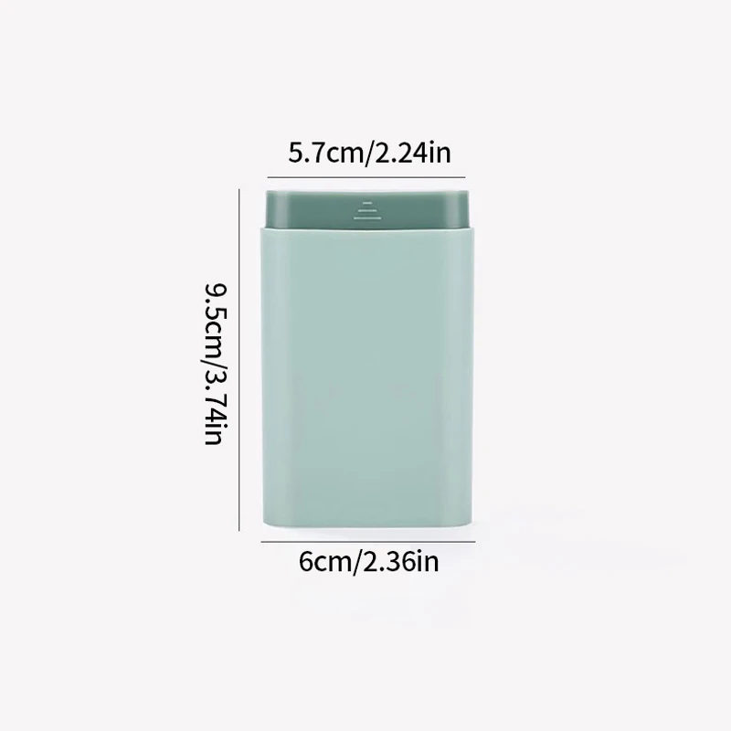 Mini Small Portable Travel Vitamin Box Pill Cases Container Organizer Storage Tablet 7 Days 6 Grids Medicine Fish Oils