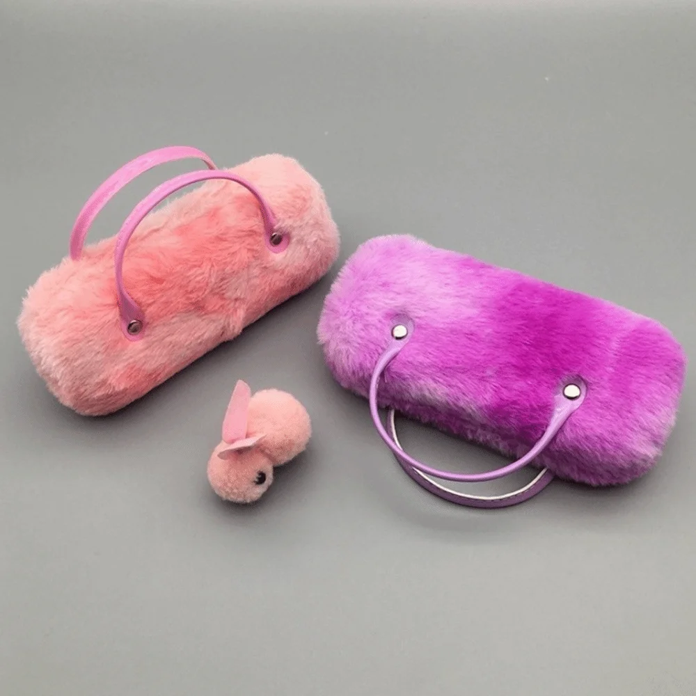 Fashion Rainbow Color Glasses Case Anti-pressure with Handle Sunglasses Storage Box Portable Glasses Protective Case