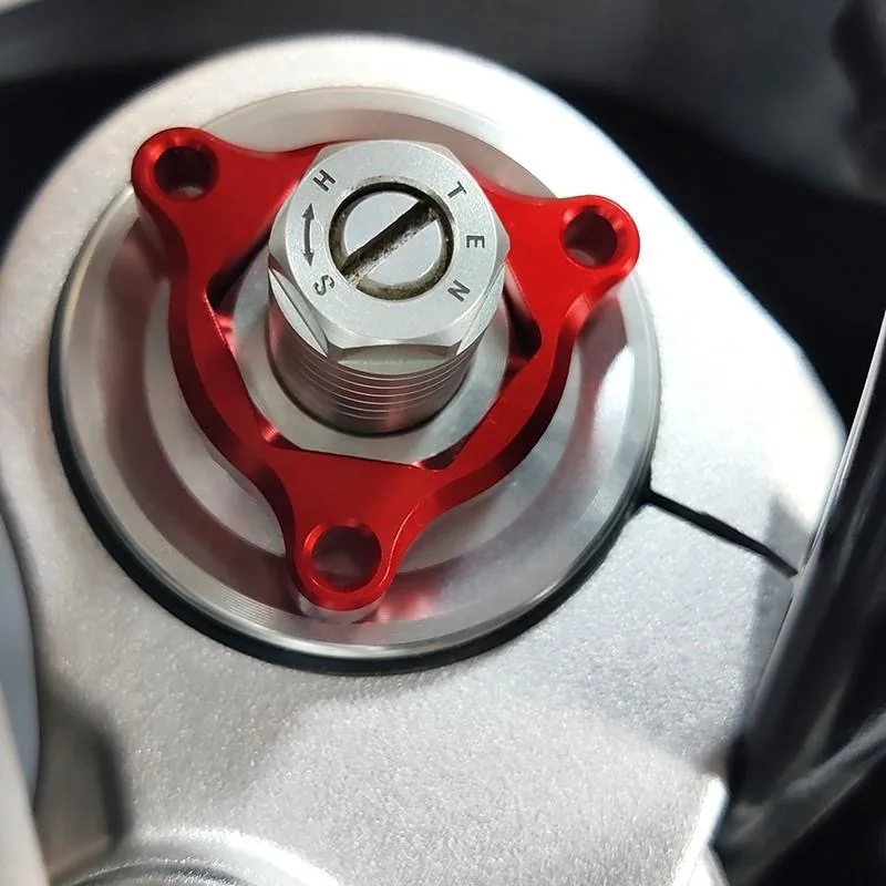 Para yzf r6 yzfr6 1999-2004 2003 2002 2001 2006 2007 motocicleta cnc alumínio suspensão garfo ajustadores de pré-carga