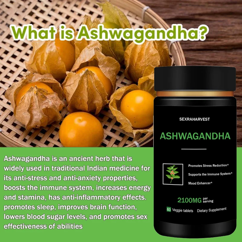 Original Ashwagandha Tablet Pen-is Enlargement Energy Supplement Anti-oxidation,Improve Anxiety,Enhance Immunity,Capsule for Men