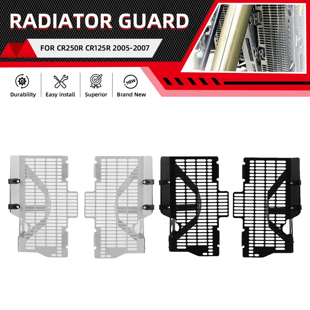 

FOR Honda CR250R CR 250R CR125R CR 125R CR 250 150R CR 250R 125R 2005 2006 2007 Motorcycle Radiator Grille Guard Protector Cover