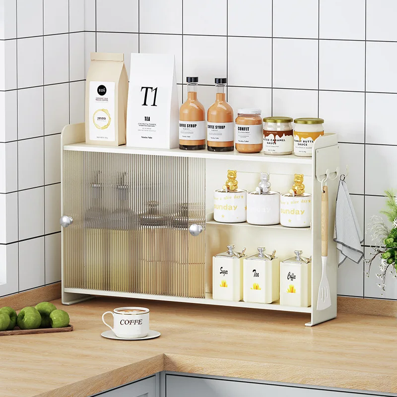 

PYJ acrylic door storage light luxury tea, coffee can, water cup rack