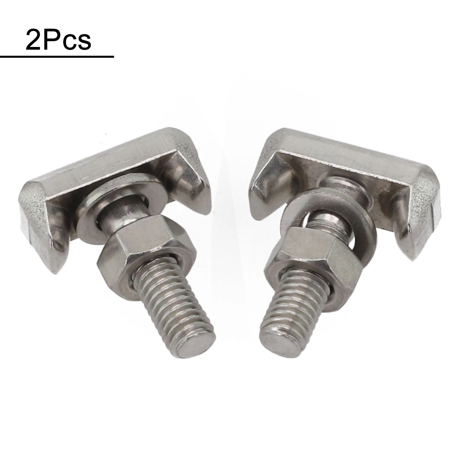 2PCS Stainless Steel Battery Connector Terminal T-Bolt Fit For Chevy 2007-2014 Parts  Accessories 19116852