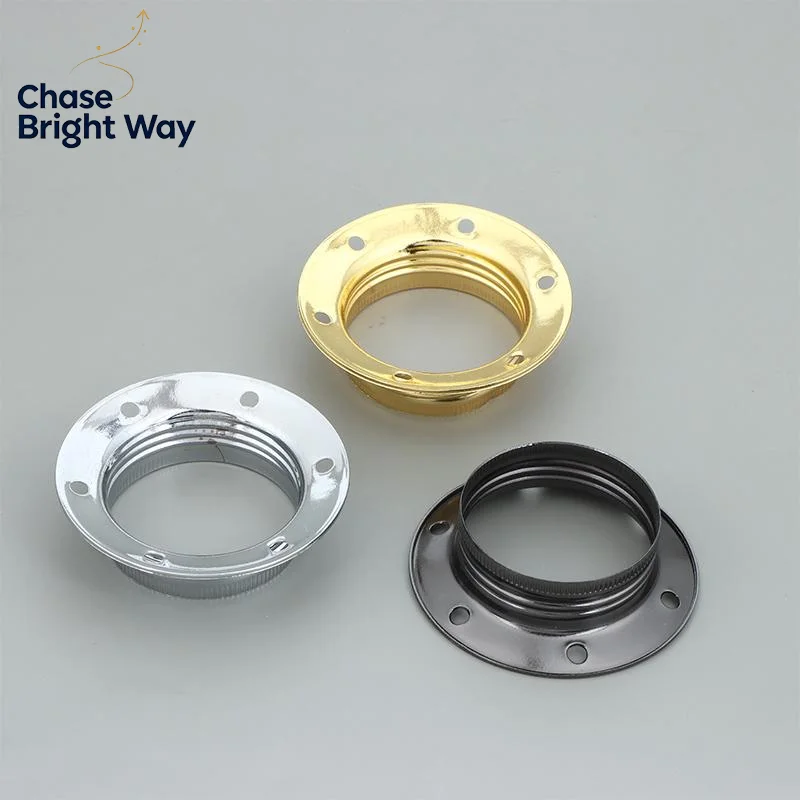 E26 E27 DIY Industrial Lamp Base Socket Screw Adapter Vintage Pendant Light Holder for Farmhouse Renovation