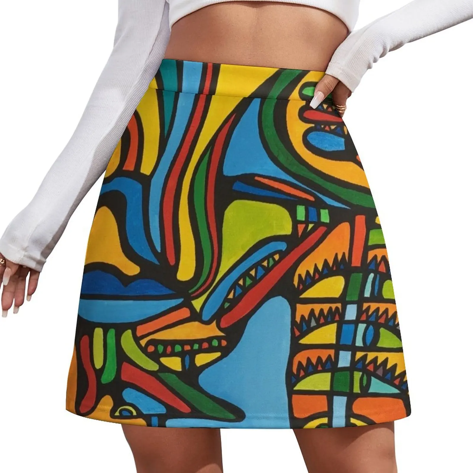 

Whispering A Secret Mini Skirt Clothing 90s aesthetic Skirt satin