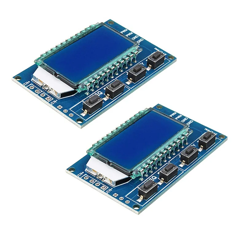 ABMF-2 шт. 1-канальный генератор импульсных сигналов ШИМ, частота импульсов, рабочий цикл, регулируемая плата генератора ШИМ 1 Гц-150 кГц