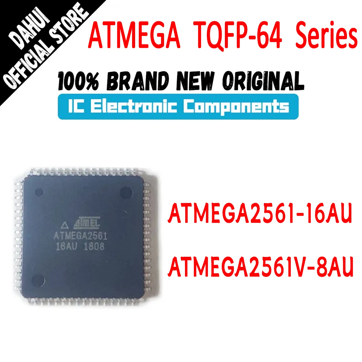 

ATMEGA2561-16AU ATMEGA2561V-8AU ATMEGA2561 ATMEGA2561V ATMEGA IC MCU Chip TQFP64 In Stock 100% New Original